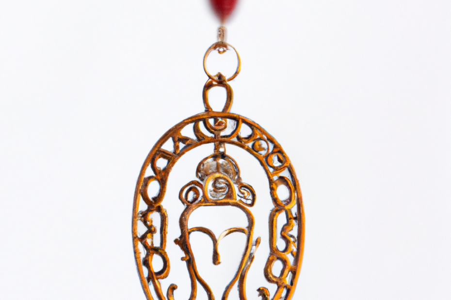 sutra sagrada pingente